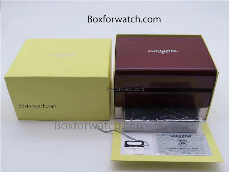 Replica Longines Red Wood Watch Box set